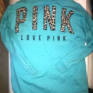 RARE PINK VICTORIA’S SECRET OVERSIZE CREW NECK